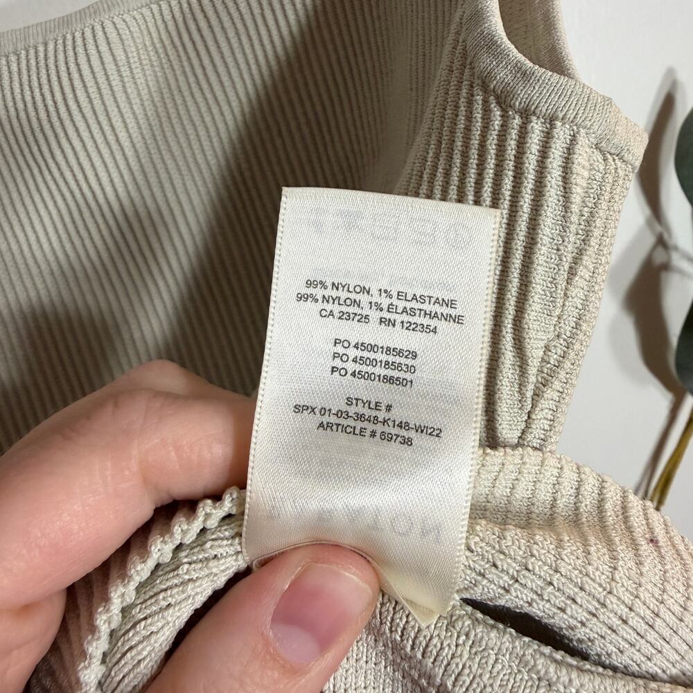 Babaton Taupe Ribbed Tank - Picture 3 of 4